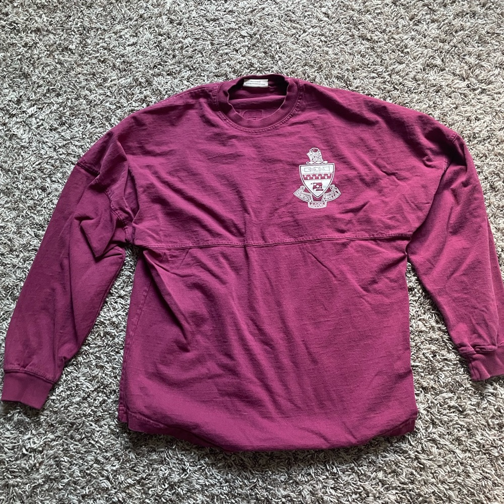 Vintage Kappa Alpha Theta Long Sleeve Tee Classic Crew Neck
